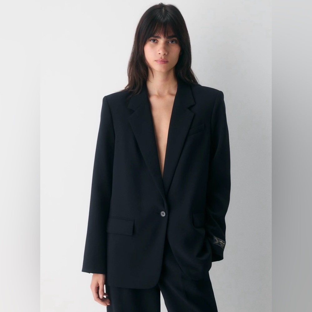Aritzia Wilfred Generation Blazer Black (Small)